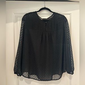 Banana republic, petite, large, sheer blouse